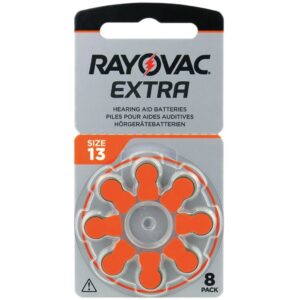 Rayovac kuulokojeparistot 2 x 8 kpl, koko 13